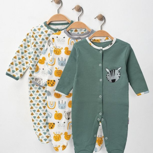Ensemble de 3 combinaisons en coton