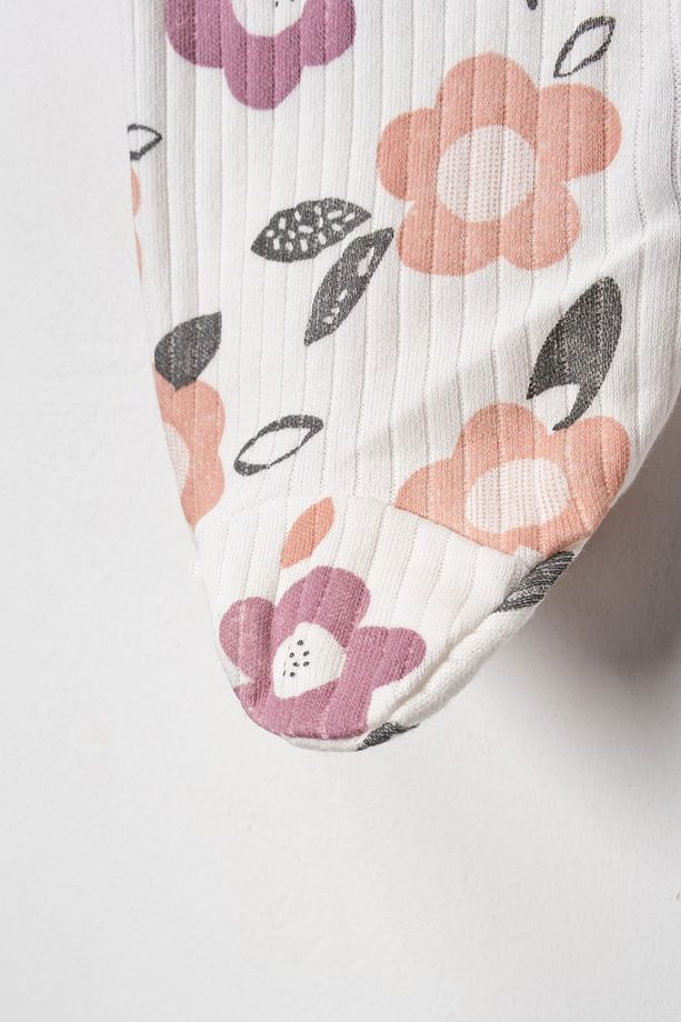 Ensemble de 3 combinaisons pour fille – Nouveau-né 3-6-9 mois – Motif cactus et fleurs – Tenue pour nouveau-né - Image 4