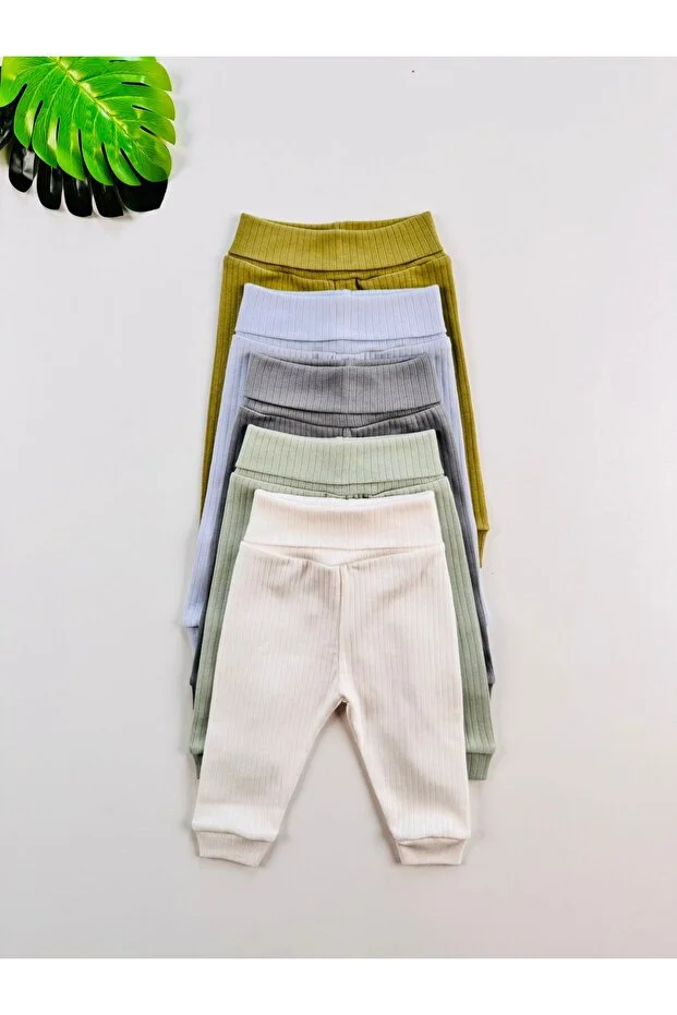 Ensemble de 5 Pantalons pour Nouveau-né Doux et Tendance