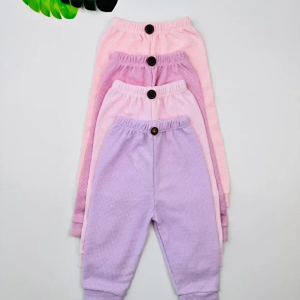 Ensemble de 4 Pantalons pour Nouveau-né Doux et Tendance