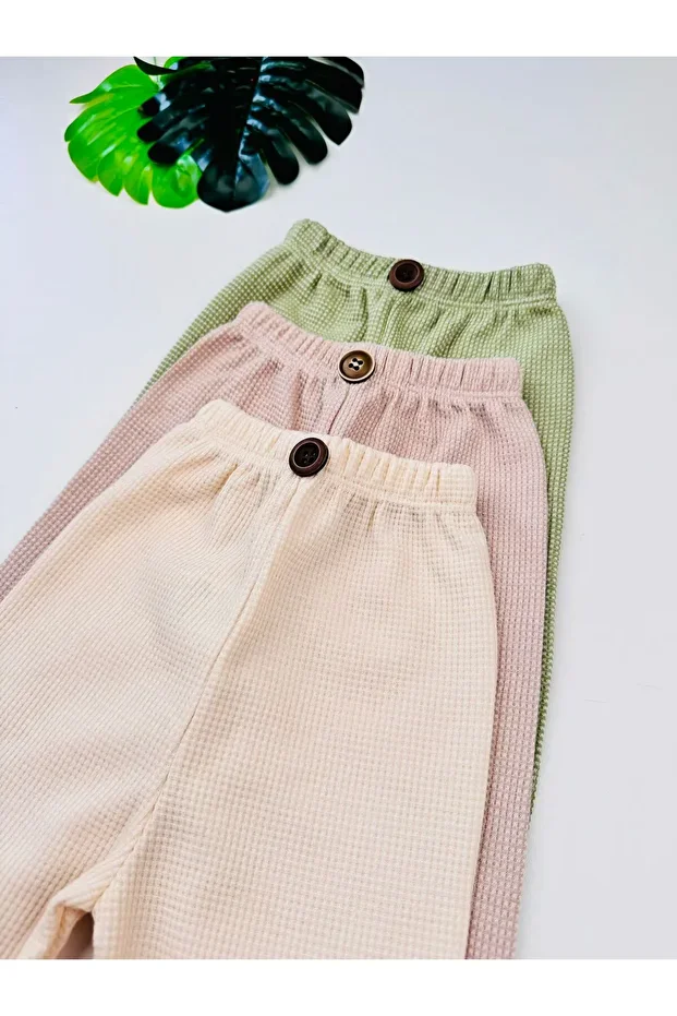 Ensemble de 3 Pantalons pour Nouveau-né Doux et Tendance - Image 7