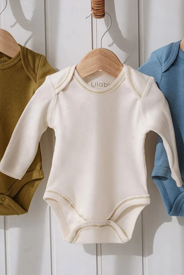Lot de 3 bodys Bébé en Coton Bio Certifié - Image 5